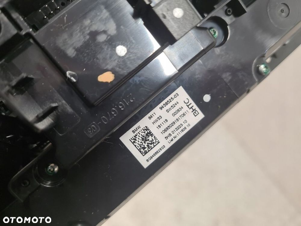 BMW X5 G05 X6 G06 PANEL KLIMATYZACJI 9458525 - 4