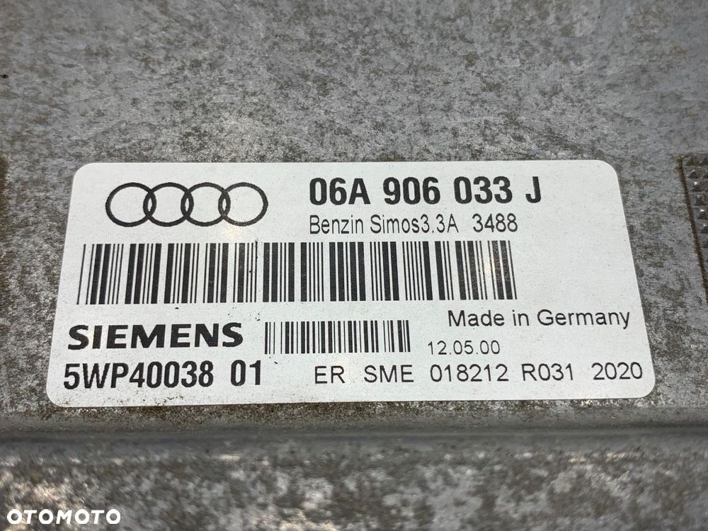 KOMPUTER SILNIKA - 99.00 PLN - AUDI A3 (8L1) 1996 - 2006 1.6 75 kW [102 KM] benzyna 2000 - 2003 - 4