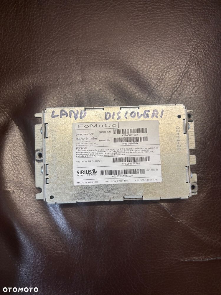 LAND ROVER PANEL RADIO TUNER XRA500160 - 1