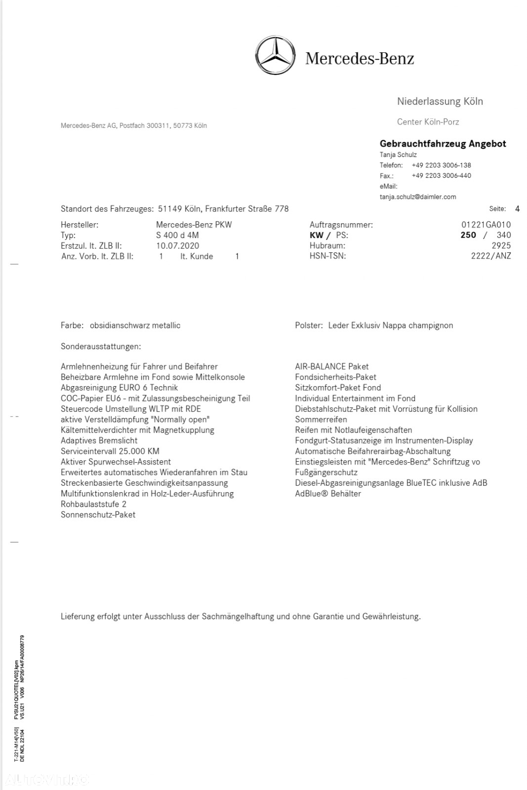 Mercedes-Benz S 400 d 4MATIC Long Aut - 28