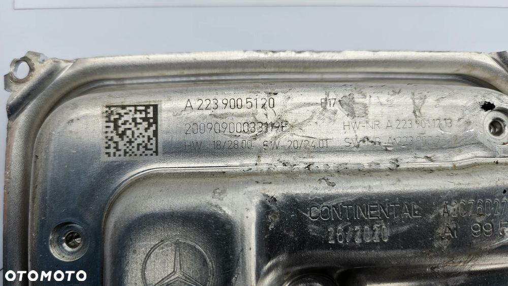 MERCEDES S-KLASA W223 przetwornica LED Moduł A2239005120 - 2