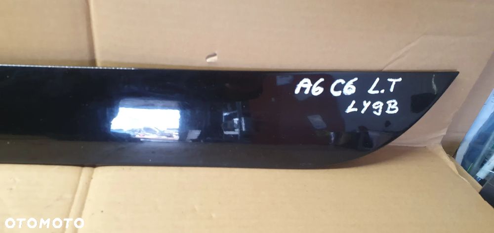 Listwa drzwi lewy tył tylna lewa Audi A6 C6 Kombi LY9B 4F0853969 - 3