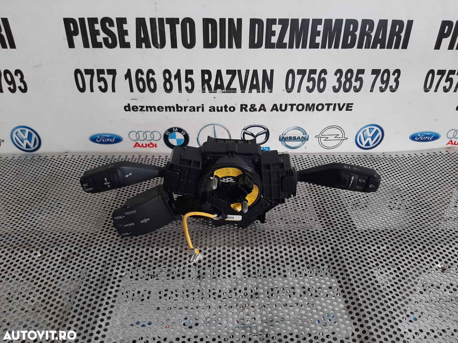 Ansamblu Banda Spira Spirala Volan Airbag SZL Maneta Semnalizare Stergatoare Ford Focus 2 C Max Cod 4M51-14A664-AB Dezmembrez Ford Focus 2 Facelift An 2008-2009-2010-2011 1.6 Tdci Euro 5 - 4