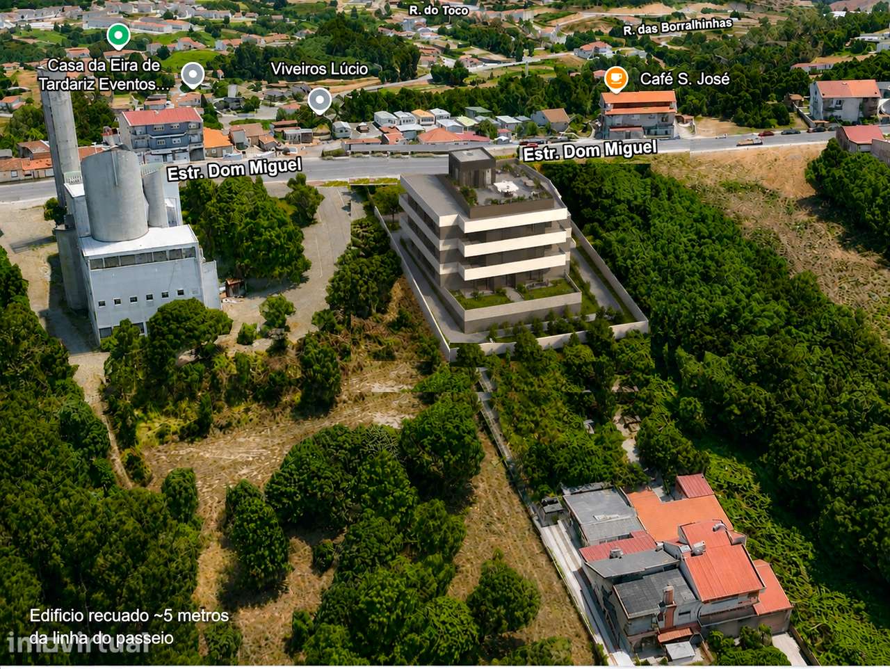 TERRENO com Projeto para 10 Habitações+2 Lojas - Grande imagem: 5/12