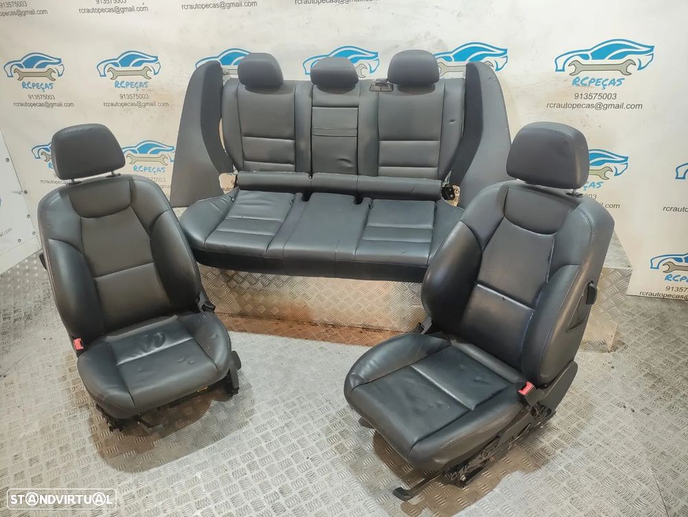 Conjunto Bancos Pele Mercedes Benz Class C W204 Sport AMG Carrinha Elétricos Aquecidos - 3