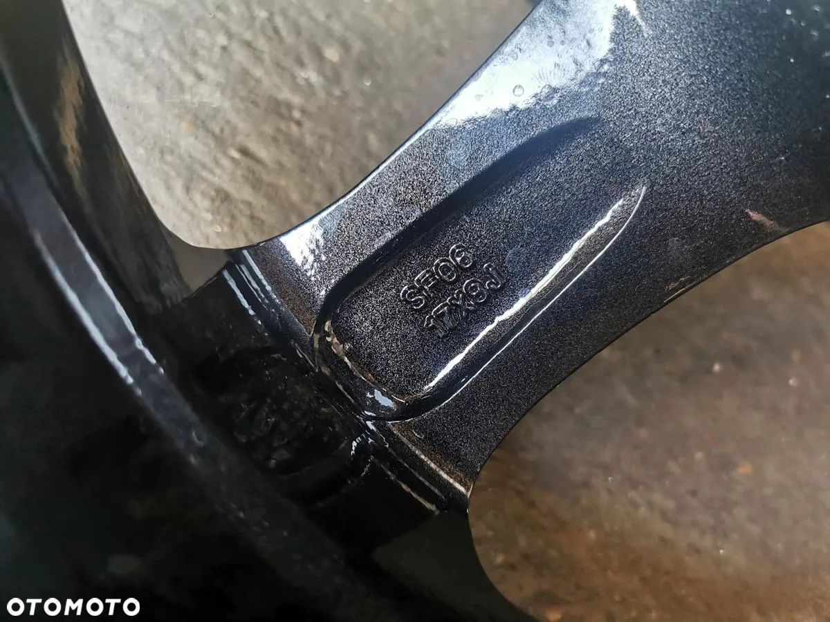 ALU FELGI 5X112 R17 8J ET48 JAK NOWE! PIĘKNY GRAFIT! SKODA SEAT VW AUDI - 6