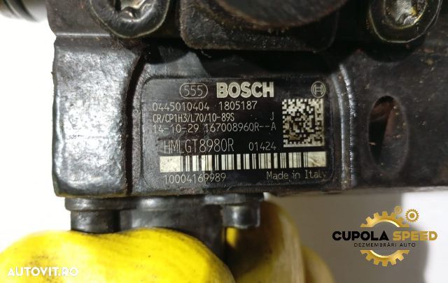Pompa inalta presiune 0445010404 167008960R 1.6DCI R9M Renault Grand - 2