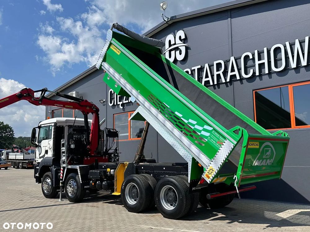 MAN MAN TGS TGX 35.400 // 8x4 // E5 // wywrotka kiper + HDS z czerpakiem / - 19