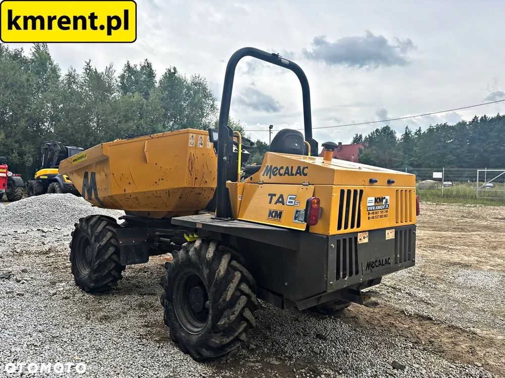 Mecalac TA6S WOZIDŁO 2019R | Wacker Neuson DV60, DW60, Thwaites 6 Tonne, MACH 2060, JCB 6T-1, 6T-2, Ausa D601 AHG, D600 APG, Hydrema 912, Terex TA6, TA6S, Benford PT6000, SXR6000, Bergmann C805S, 2060 R Plus, Volvo A25 - 18