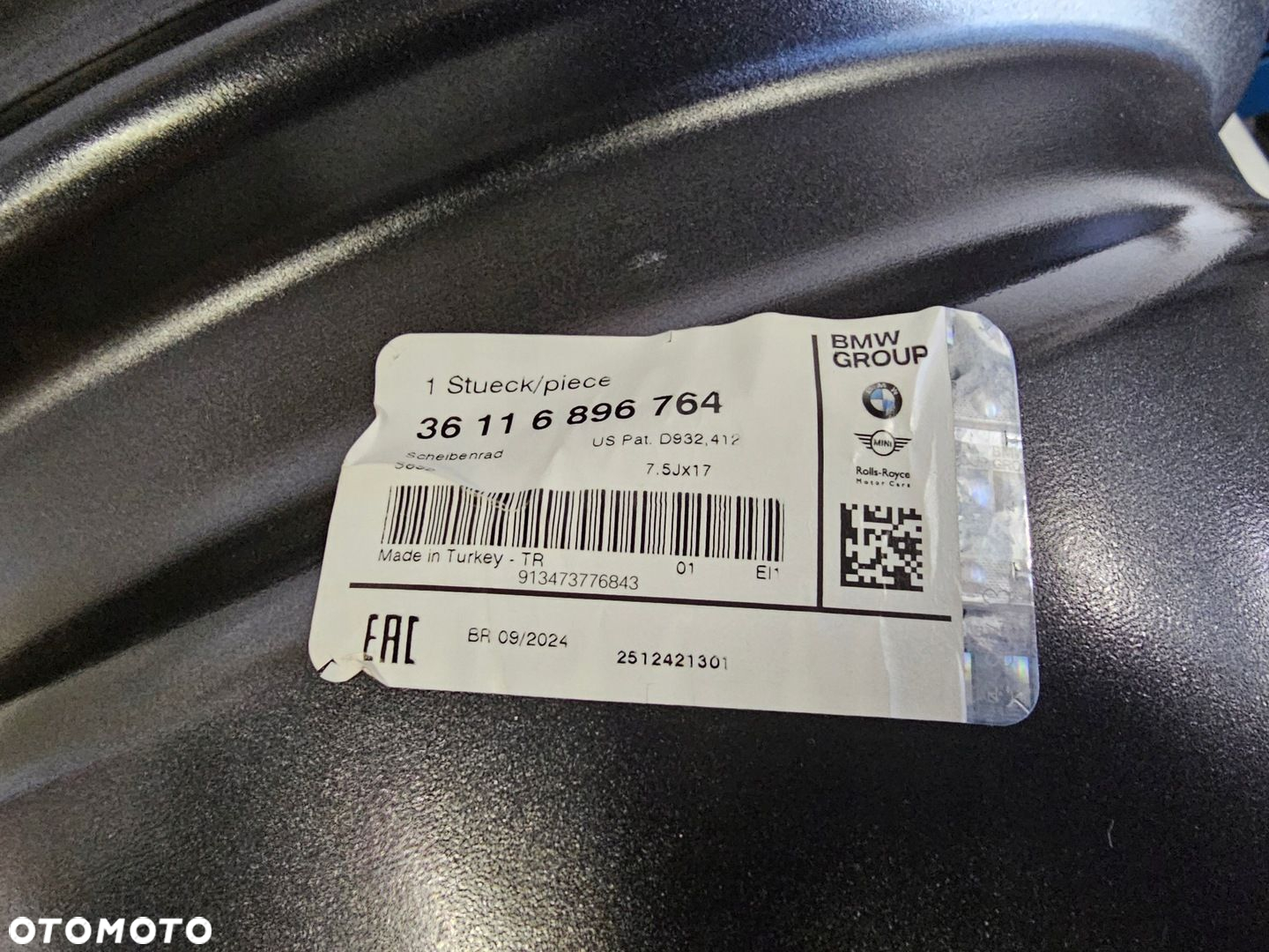 Felga 6896764 BMW 2 G42 3 G20 G21 4 G22 G23 i4 G26 7,5x17 ET30 - 5