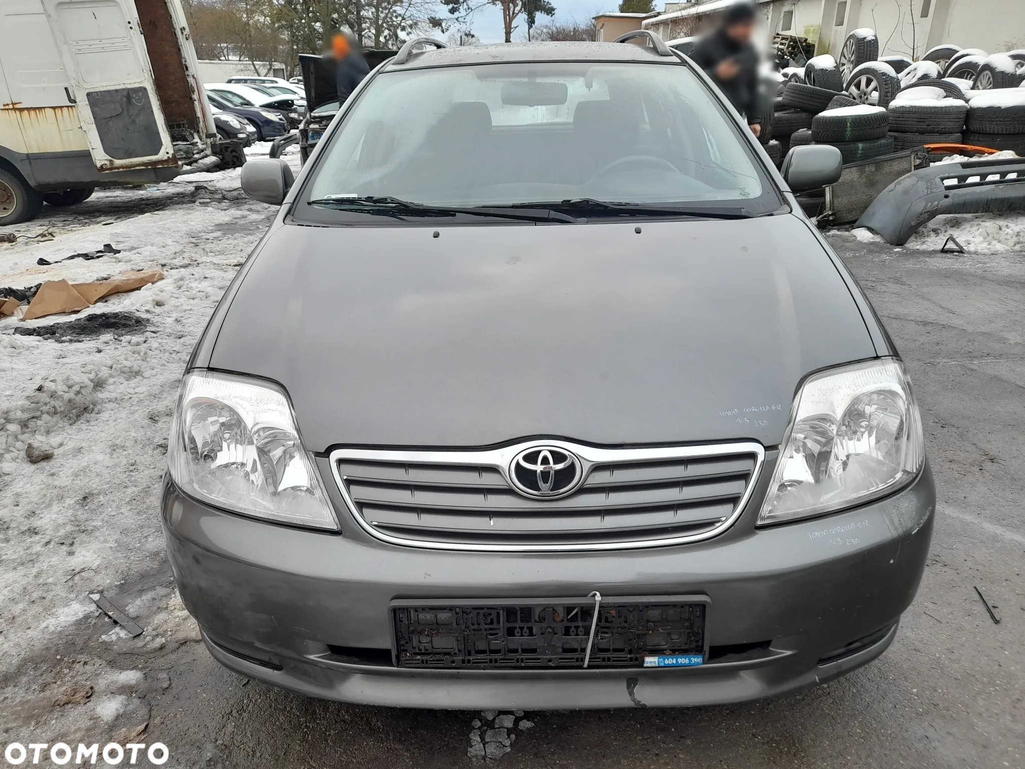 SILNIK 2.0 D-4D 90KM 66kW SŁUPEK 1CD-FTV TOYOTA COROLLA E12 - 8