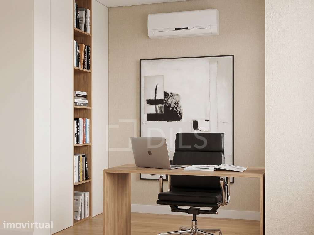 Apartamento T4 duplex com varandas em novo empreendimento em Caxias - Grande imagem: 5/47