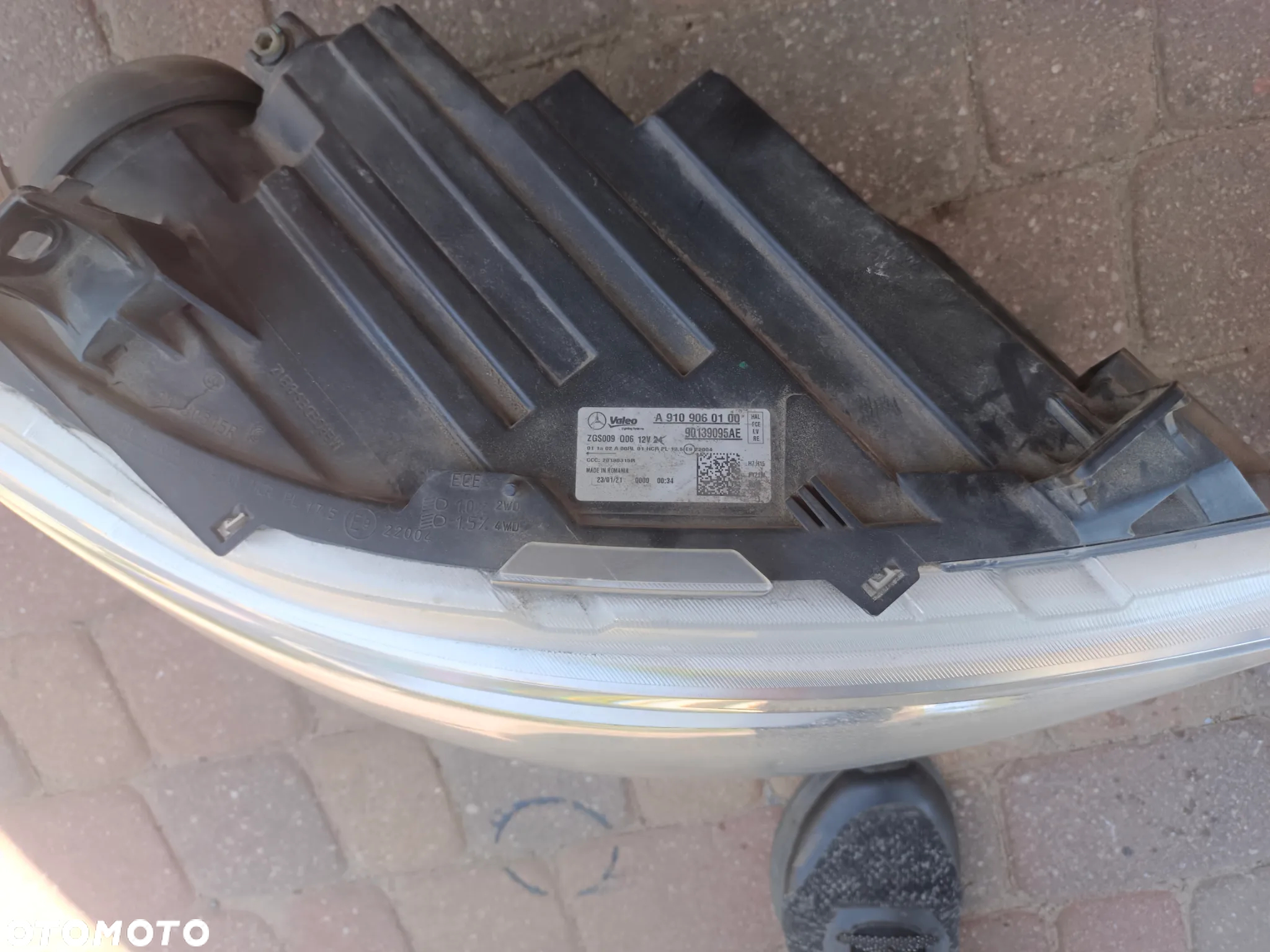 Mercedes sprinter w 907 w 910 Sprinter lampa lewa prawa przód przednia - 3