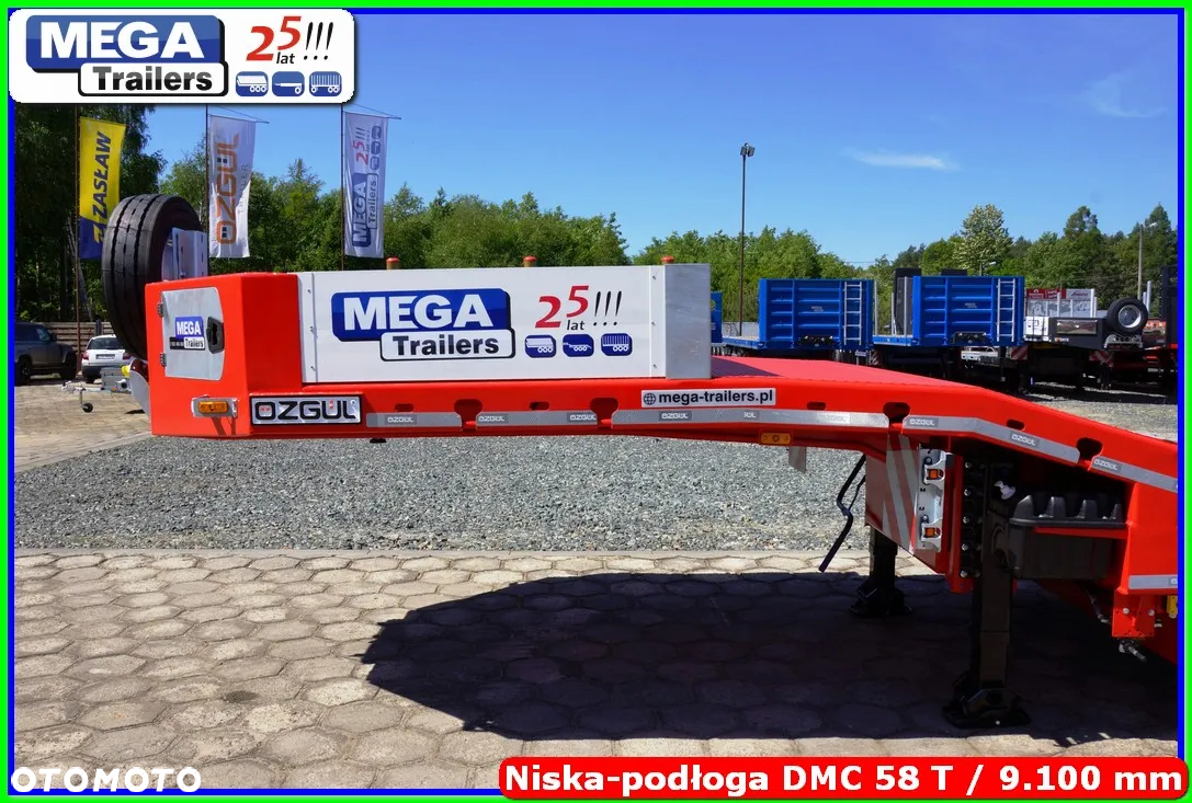 Mega Niskopodwozie 3 osie, 58 T DMC, dł. 910 cm, oś skrętna !!! - 22