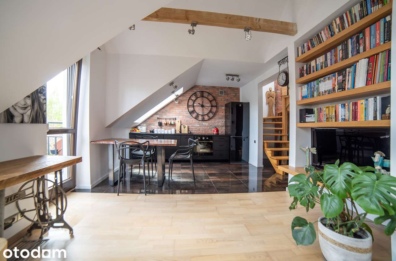 Dwupoziomowe bezczynszowe w kameralnym domu szeregowym, 102m2