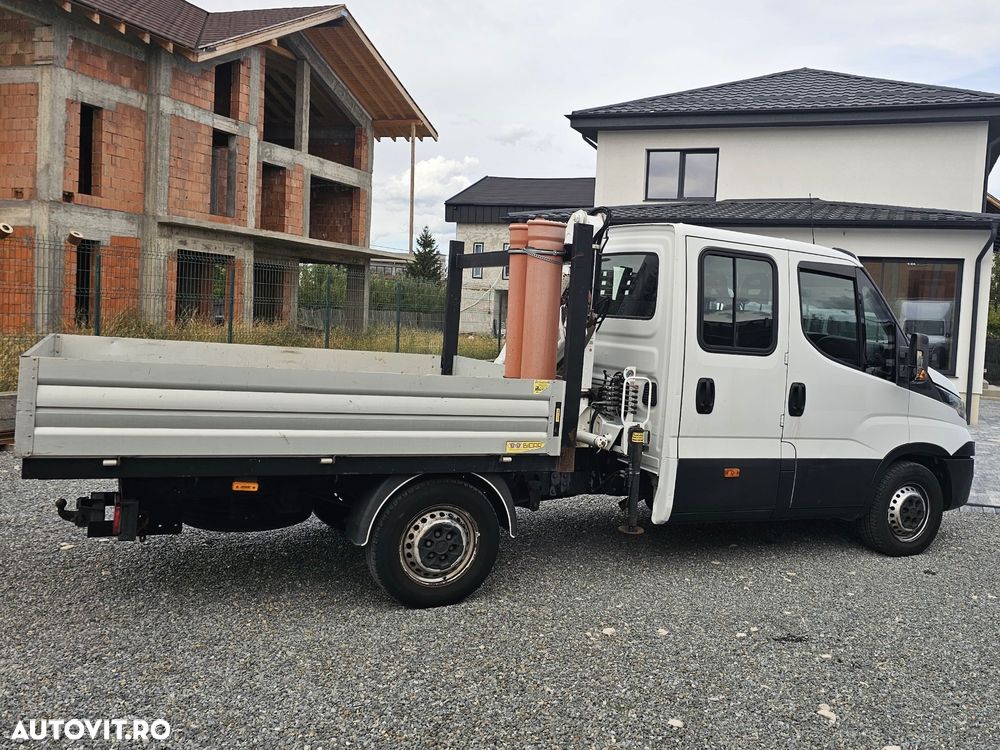 Iveco Daily 2.3 Diesel - 7 locuri + bena/platforma + macara - 20