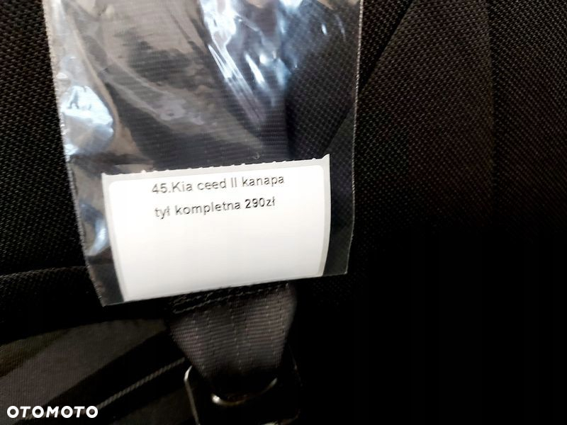 KIA CEED 2 II HB KANAPA TYŁ TYLNA KOMPLETNA OPARCIE SIEDZISKO ZAGŁÓWKI - 5
