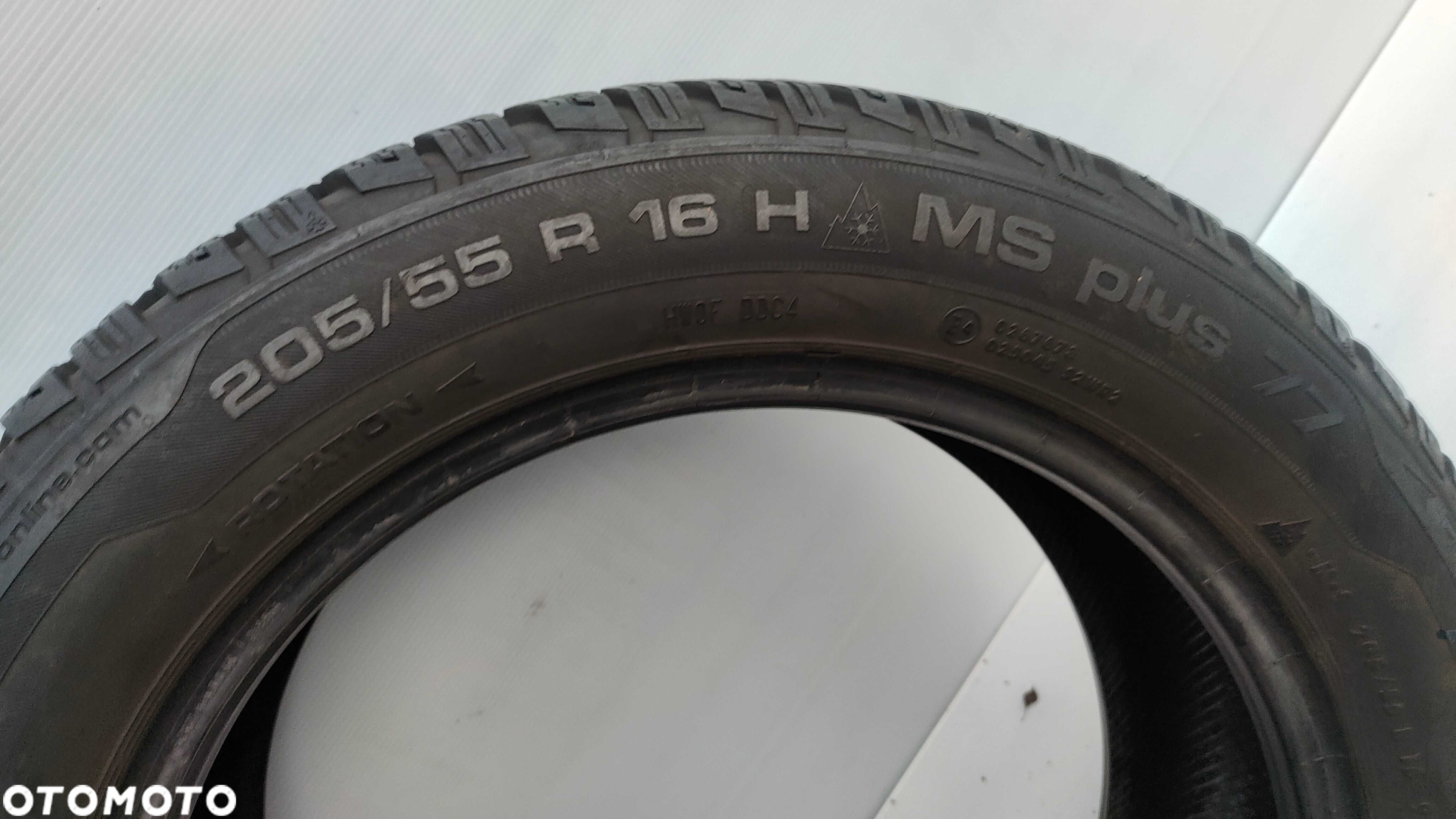 Opony Zimowe 205/55/16 Uniroyal 4szt 7,5mm MB - 7