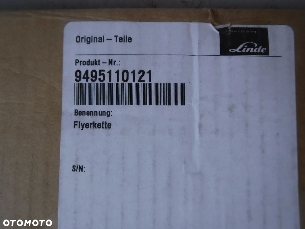linde h30d-01 łancuch masztu nowy oryginał - 2