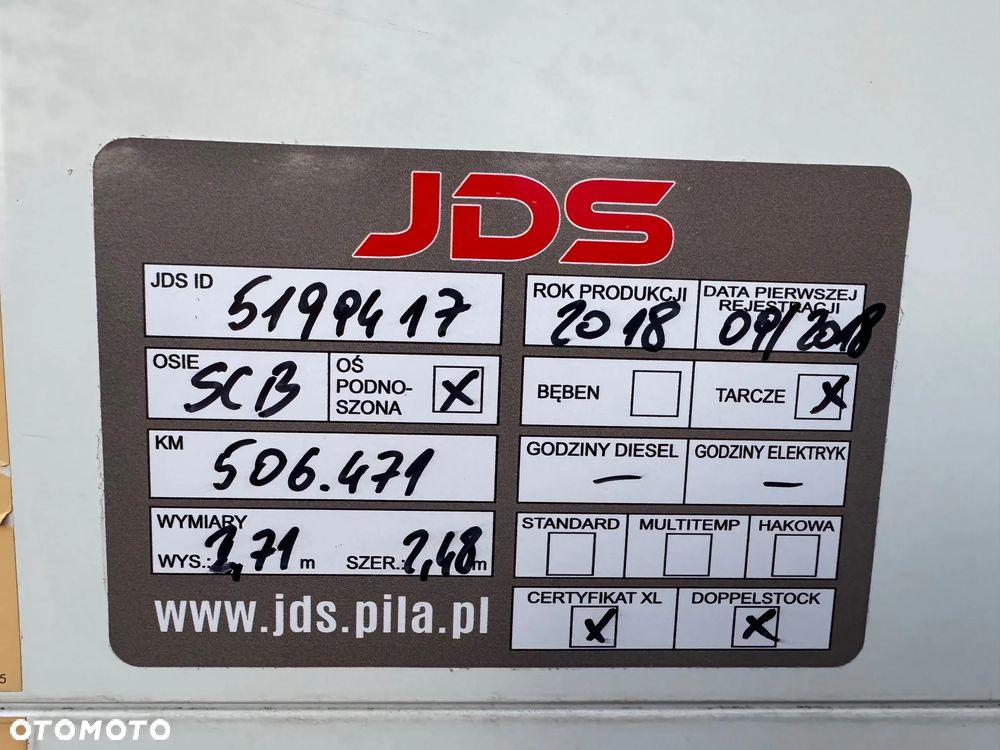 Schmitz Cargobull Izoterma , Doppelstock, oś podnoszona - 31
