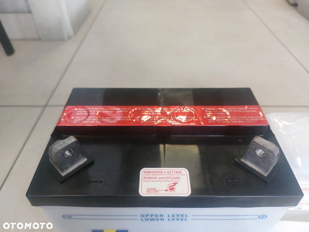 AKUMULATOR UNIBAT U1R-9 12V 28AH 235A P+ + ELEKTROLIT KOSIARKA TRAKTOREK - 3