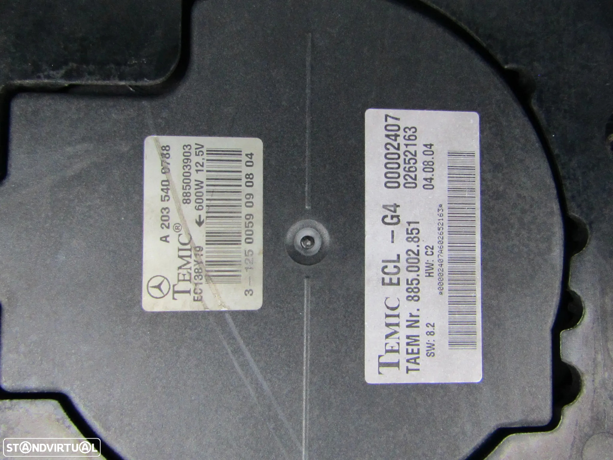Termoventilador Mercedes Class C w203 ref. w203 540 0788(ver detalhes) - 5