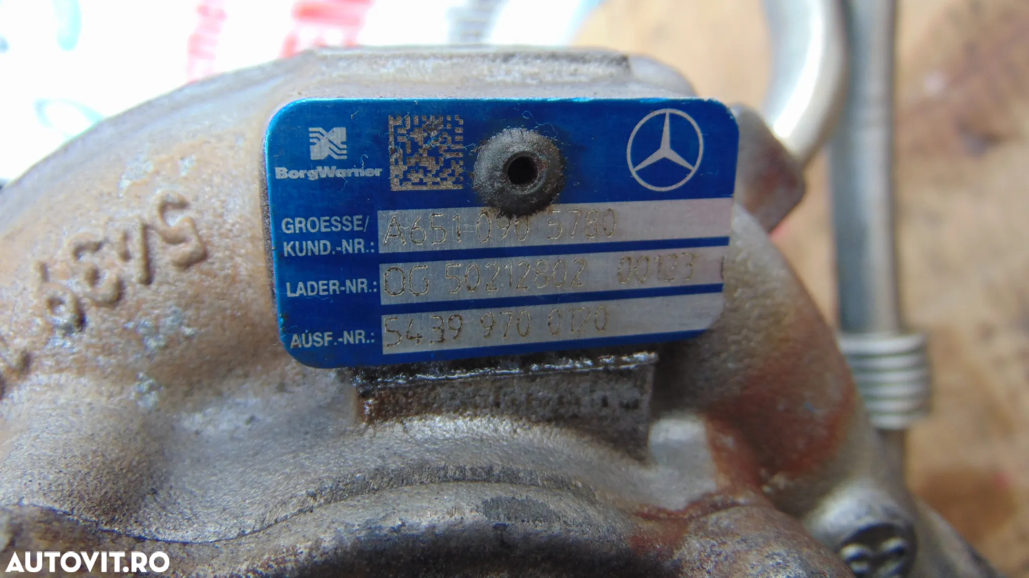 turbina Mercedes c class w204 2.2 biturbo turbine E Class w212 CLS Sprinter Vito biturbo turbosufla - 5