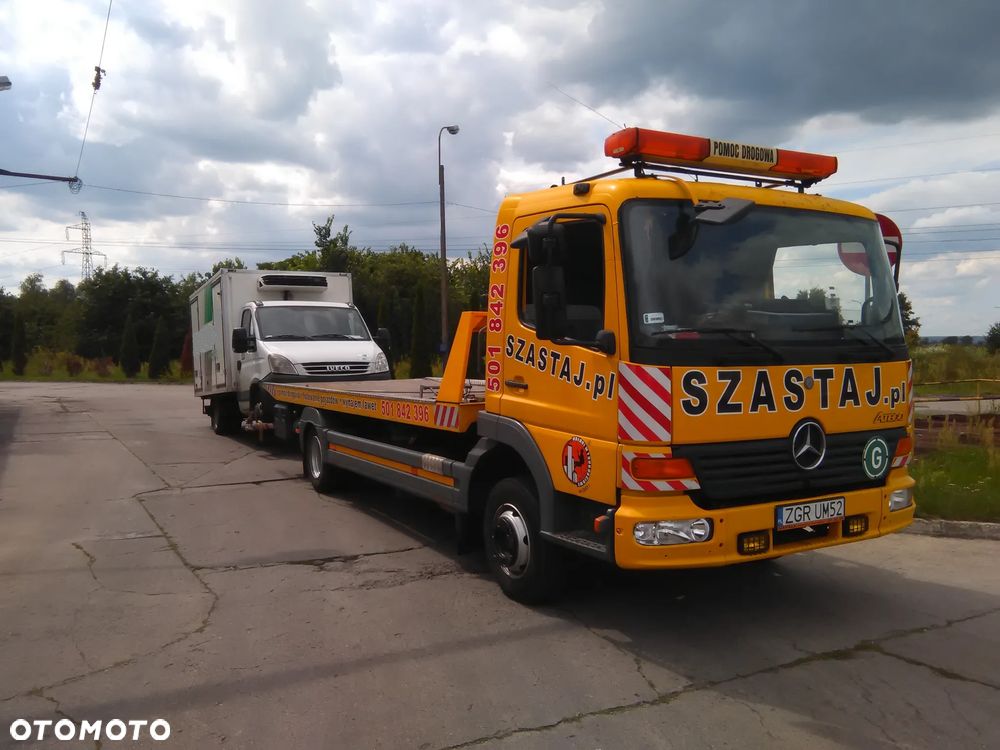 Mercedes-Benz Pomoc Drogowa Lawet Mercedes 917 Hydrauliczna Opuszczana Platforma Wciągarka Widelec Pilot - 11