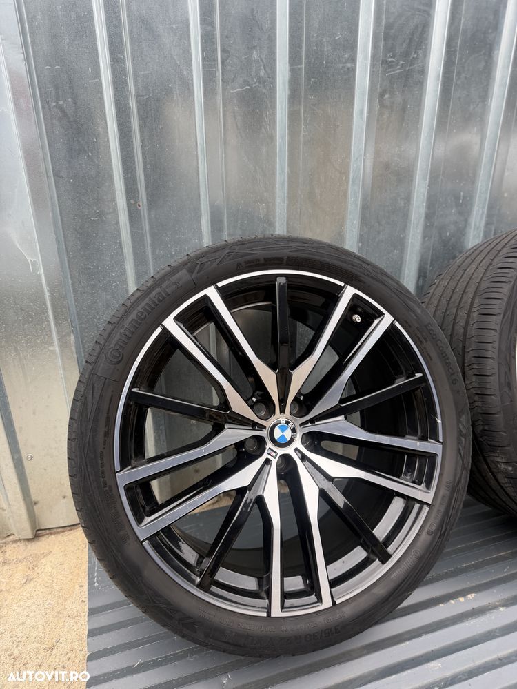 Bmw X5 G05 / X6 G06 Set Roti Vara Jante 22 M Sport Style 742 Anvelope - 5