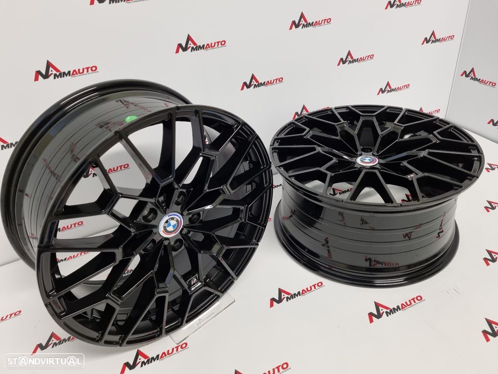Jantes Look BMW M4 CSL 827M Preto Brilho 19 - 5