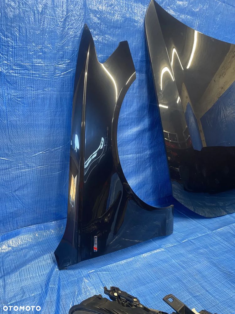 PRZÓD KOMPLETNY MASKA ZDERZAK LAMPY PAS PRZEDNI FULL LED AUDI A6 C7 S-LINE LIFT LX5R - 17