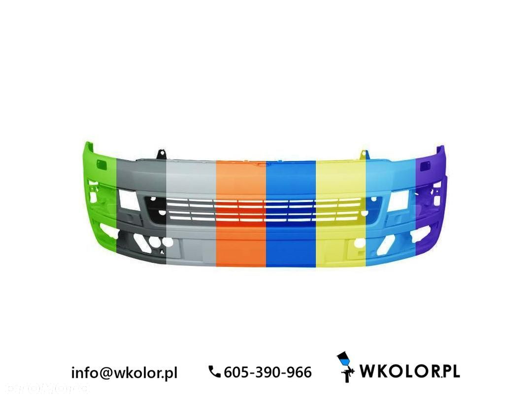 NOWY ZDERZAK VW MULTIVAN T5 2004-2009 LAKIEROWANY W KOLOR - 1