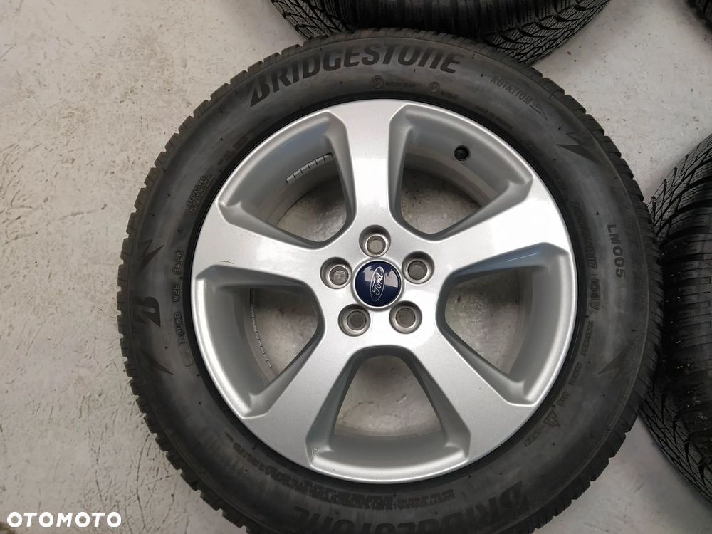 FORD FOCUS C-MAX MONDEO KUGA S-MAX GALAXY 7.5X17 ORYGINALNE FELGI ALUMINIOWE R17 ET55 5x115 OPONY BRIDGESTONE 235/55 KOŁA - 3