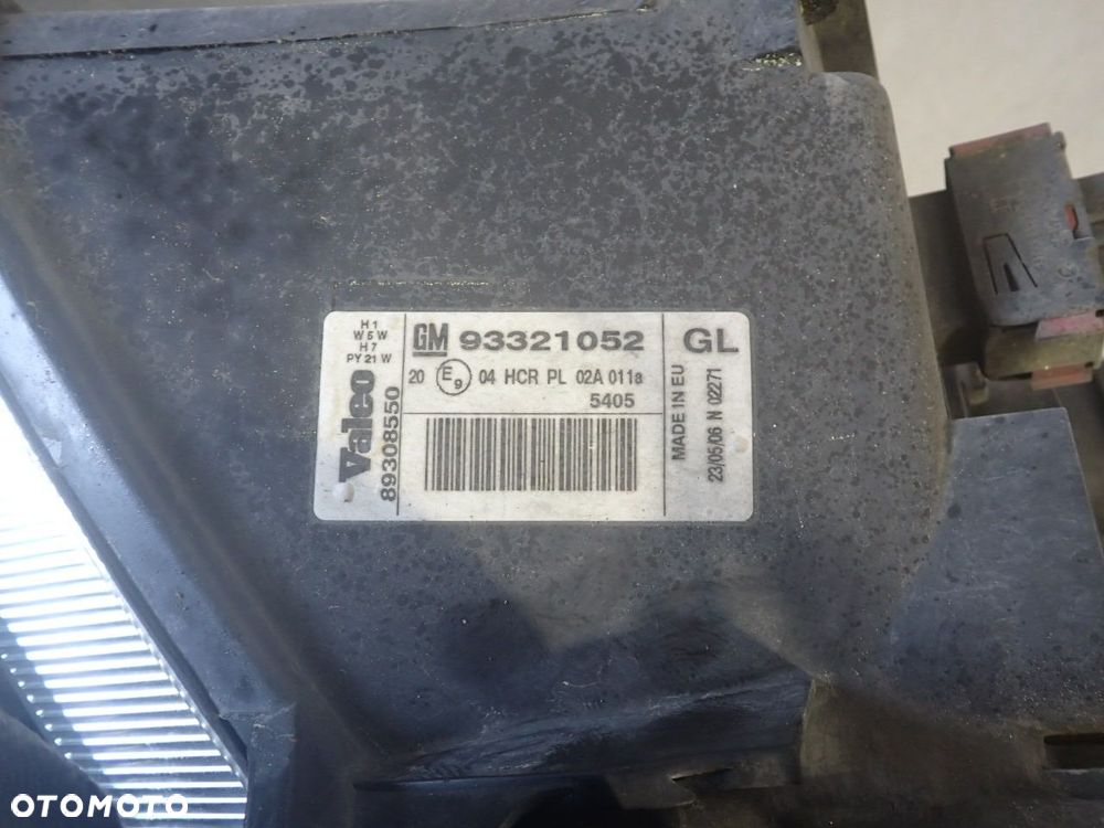 LAMPA LEWA PRZEDNIA OPEL MERIVA A 1.2 93321052 - 3