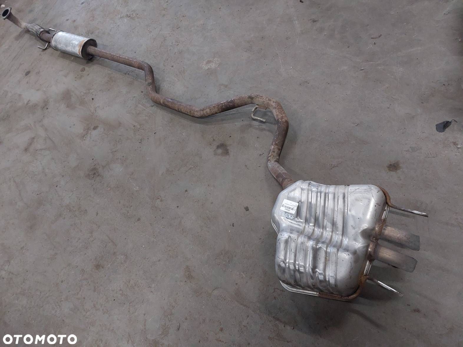 TŁUMIK WYDECH KOŃCOWY + ŚRODKOWY SAAB 9-3 II 2.2 TiD 12789691 12789692 - 1