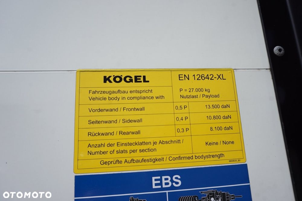 Kögel KONTENER DOPPEL-STOCK SAF TARCZE * 2023 * - 22