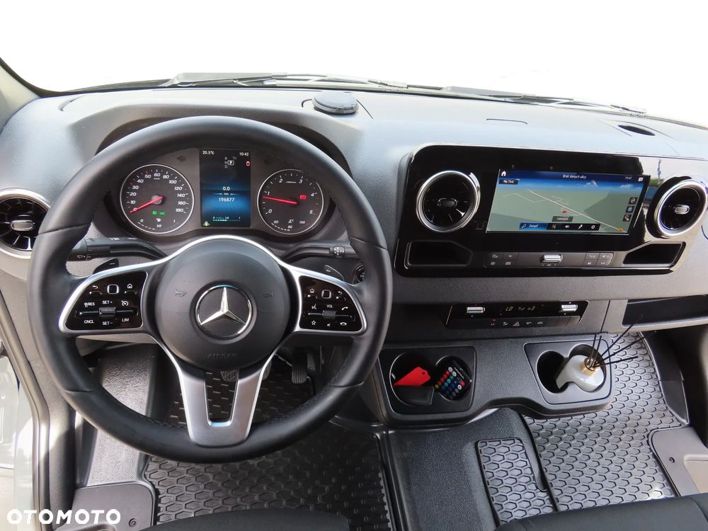 Mercedes-Benz Sprinter 319 CDI 190 KM 9G-Tronic Automat Model 907 Furgon Blaszak Ekstra Długi LONG MAXI + 4800 mm Rozstaw Osi 4325 mm Ładowność 981 Kg GWARANCJA FABRYCZNA Kabina Sypialniana + WEBASTO FULL Opcja Wyposażenia OKAZJA DOSTĘPNY I GOTOWY - 34