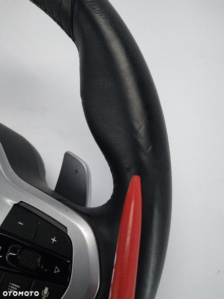 KIEROWNICA SPORT M PAKIET SKÓRA ŁOPATKI BMW 5 G30 8746165 - 4