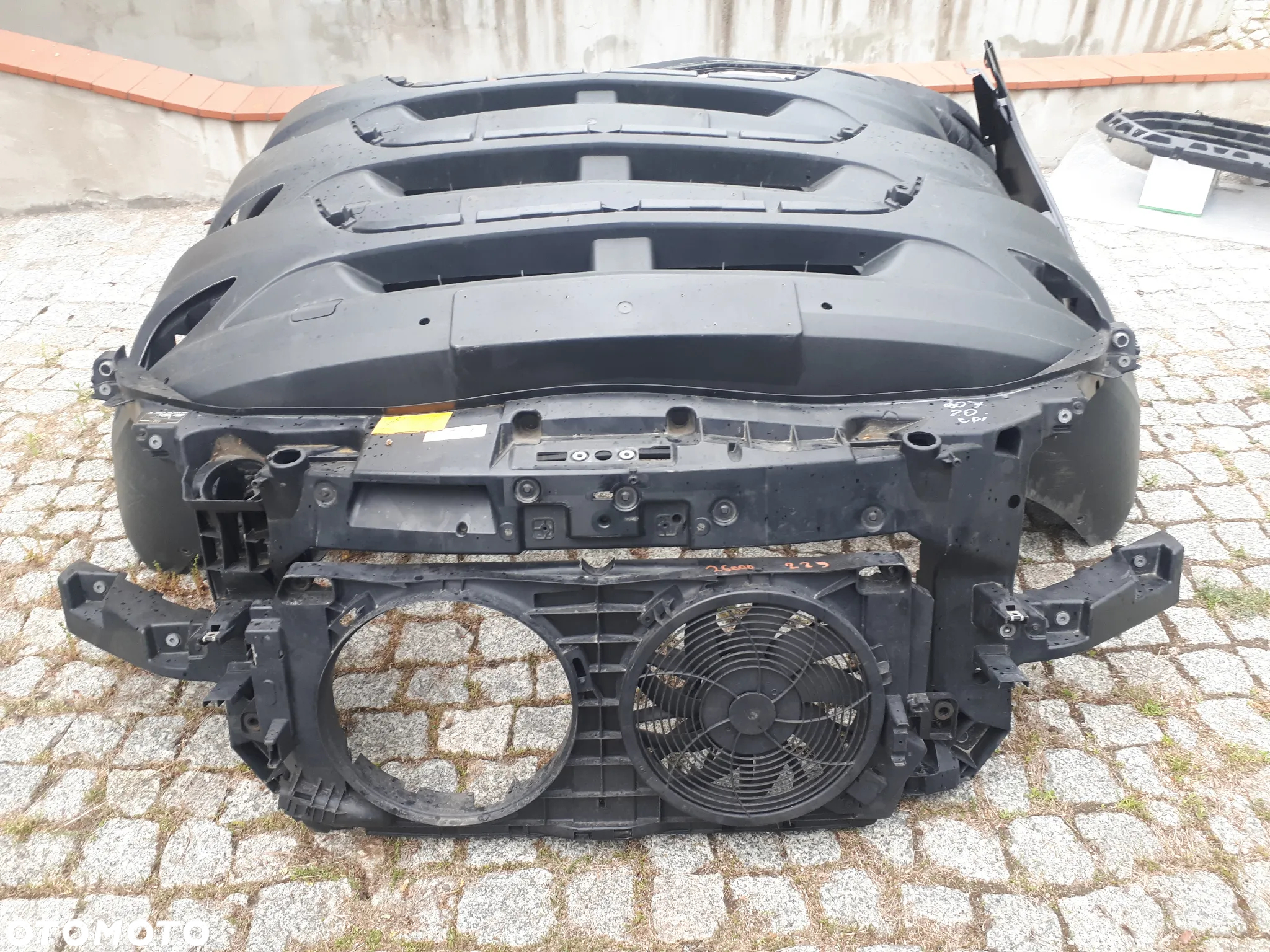 MERCEDES SPRINTER 907 910 ZDERZAK PRZEDNI PDC HALOGENY - 5