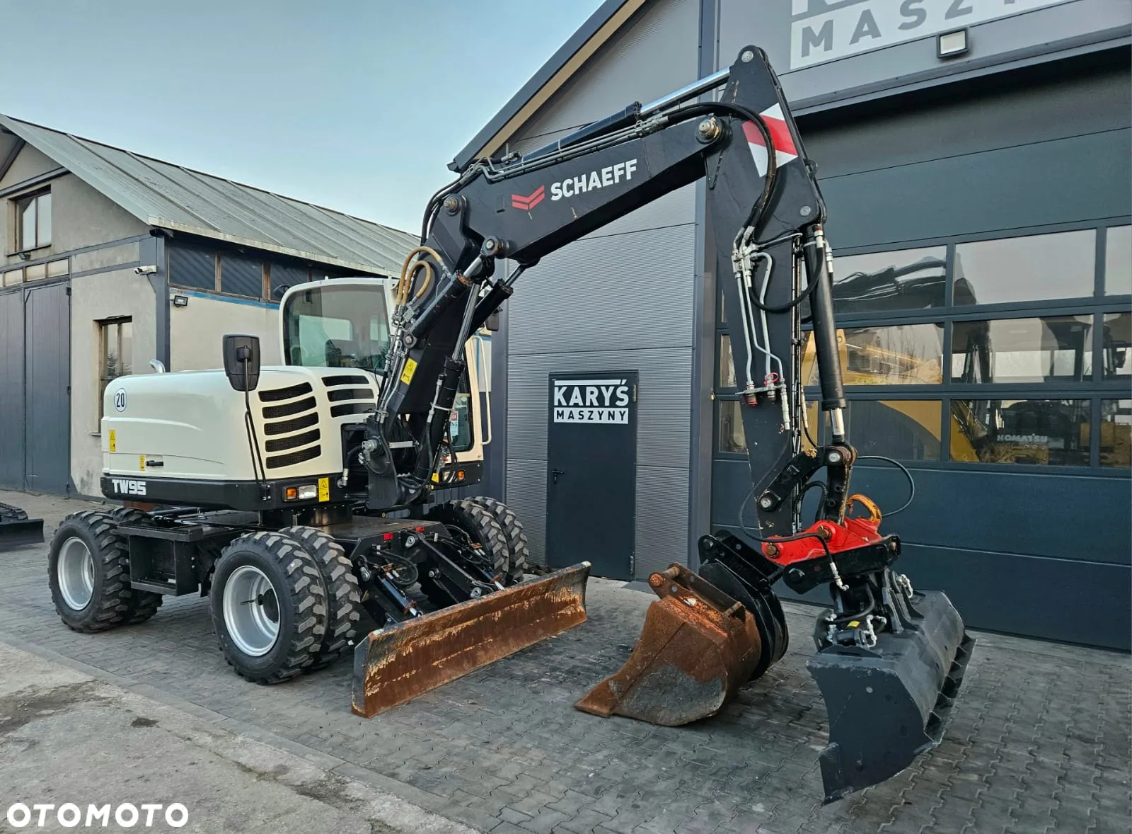 Terex KOPARKA KOŁOWA SCHAEFF TW95 TW 95 110 85  TEREX YANMAR 2019R 5000 MTG - 7