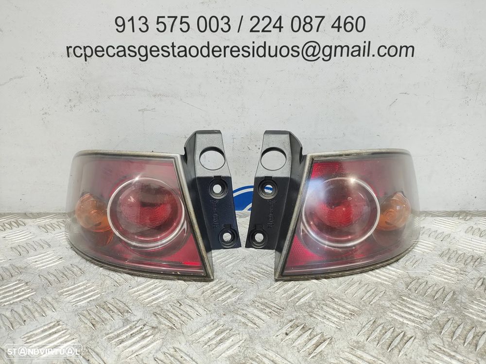 Farolins traseiros trás direito esquerdo originais Seat Ibiza 3 III 6L Pré Facelift de 2002 a 2006 - 2