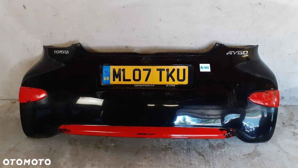 ^ ZDERZAK TYŁ TYLNY TOYOTA AYGO CZARNY 209 - 1