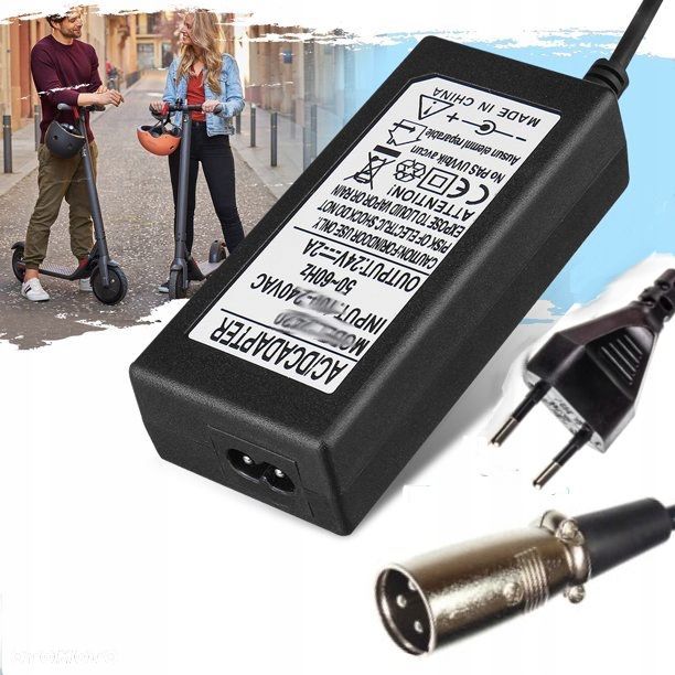 Ładowarka dp skutera hulajnogi elektrycznej 36V 3A MIK - 6