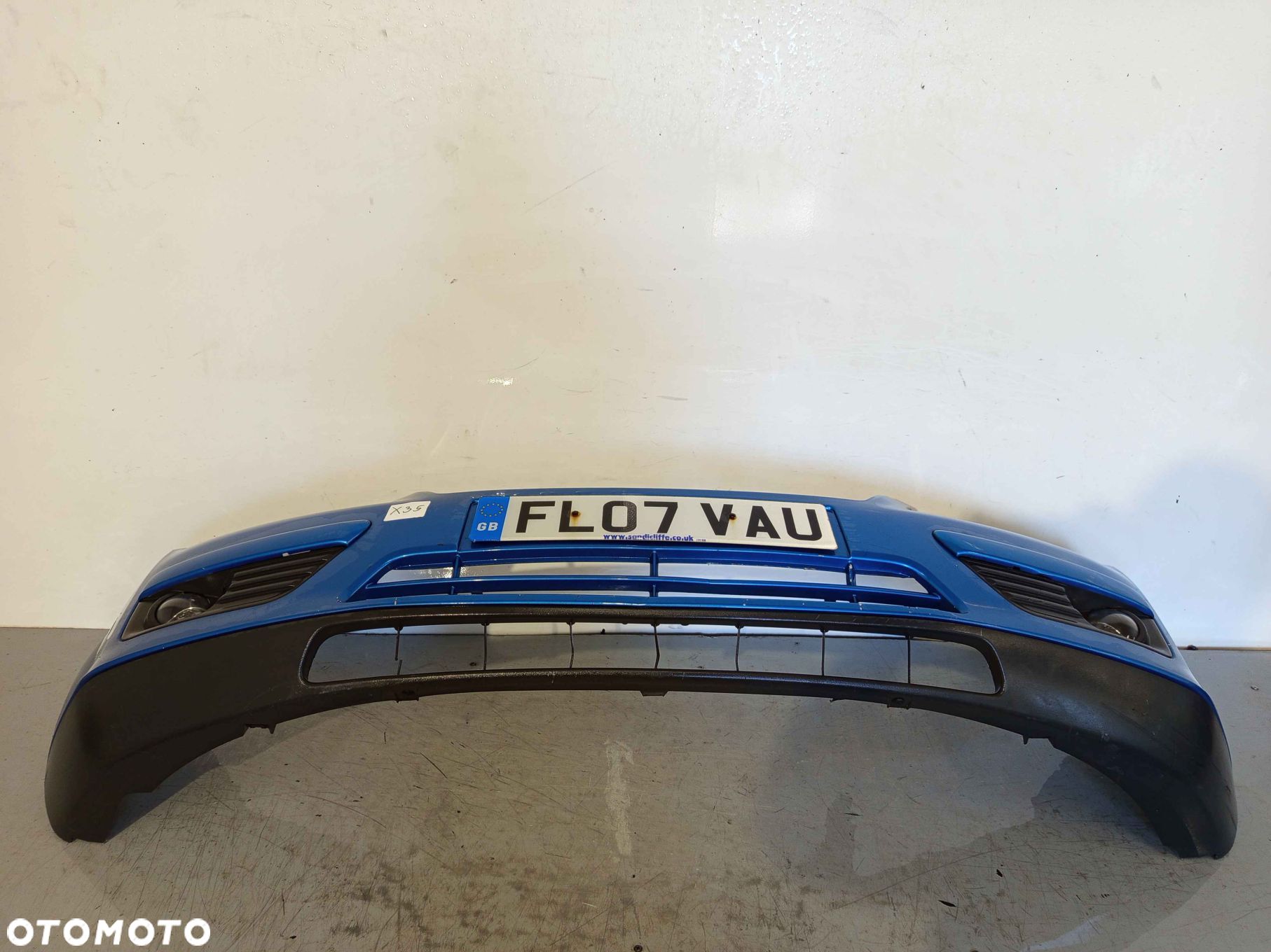 + ZDERZAK PRZÓD PRZEDNI FORD FOCUS MK.2 II G3 NIEBIESKI HALOGENY - 1