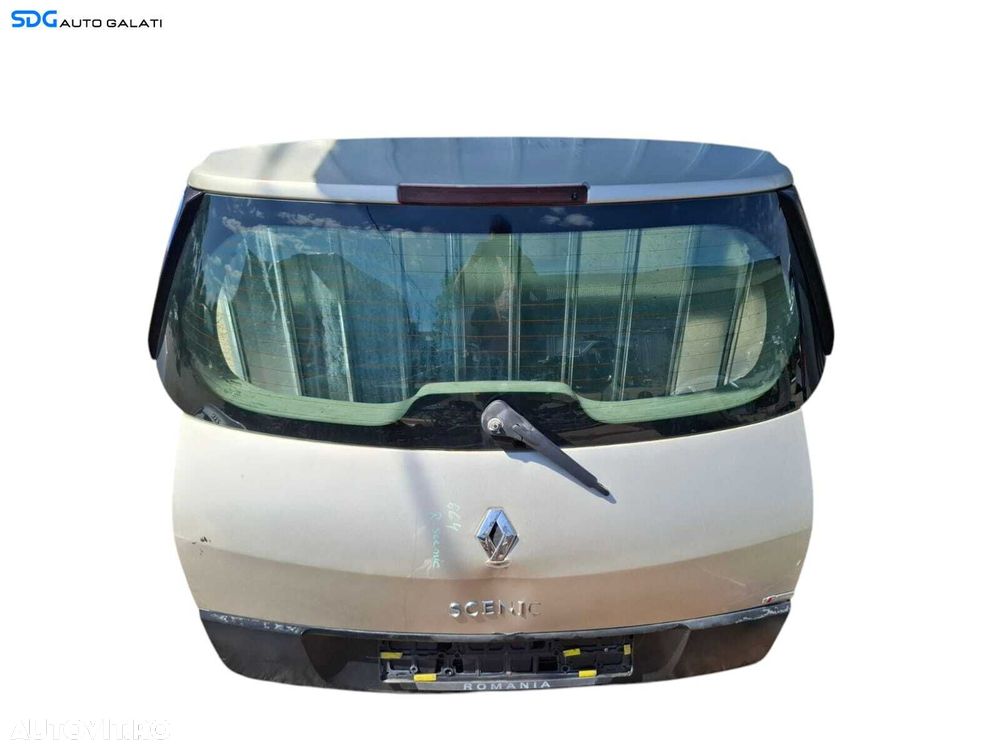 Haion Hayon Portbagaj Dezechipat cu Luneta Geam Sticla Renault Scenic 2 2003 - 2009 (Mici Defecte Ondulatii) [LC0625] - 1