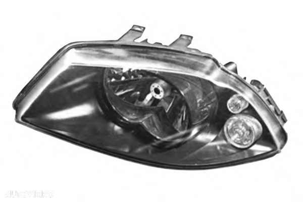Far Seat Ibiza/Cordoba (6l), 02.2002-05.2006, Manual/electric, tip bec H4, fara motoras, negru, 6L1941023; 6L1941023A; 6L1941751M; VD06L19424, stanga/dreapta, marca DEPO - 1