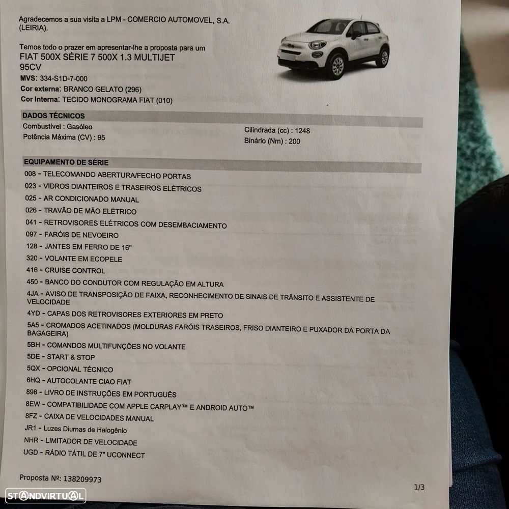 Fiat 500X 1.3 MJ Lounge - 9