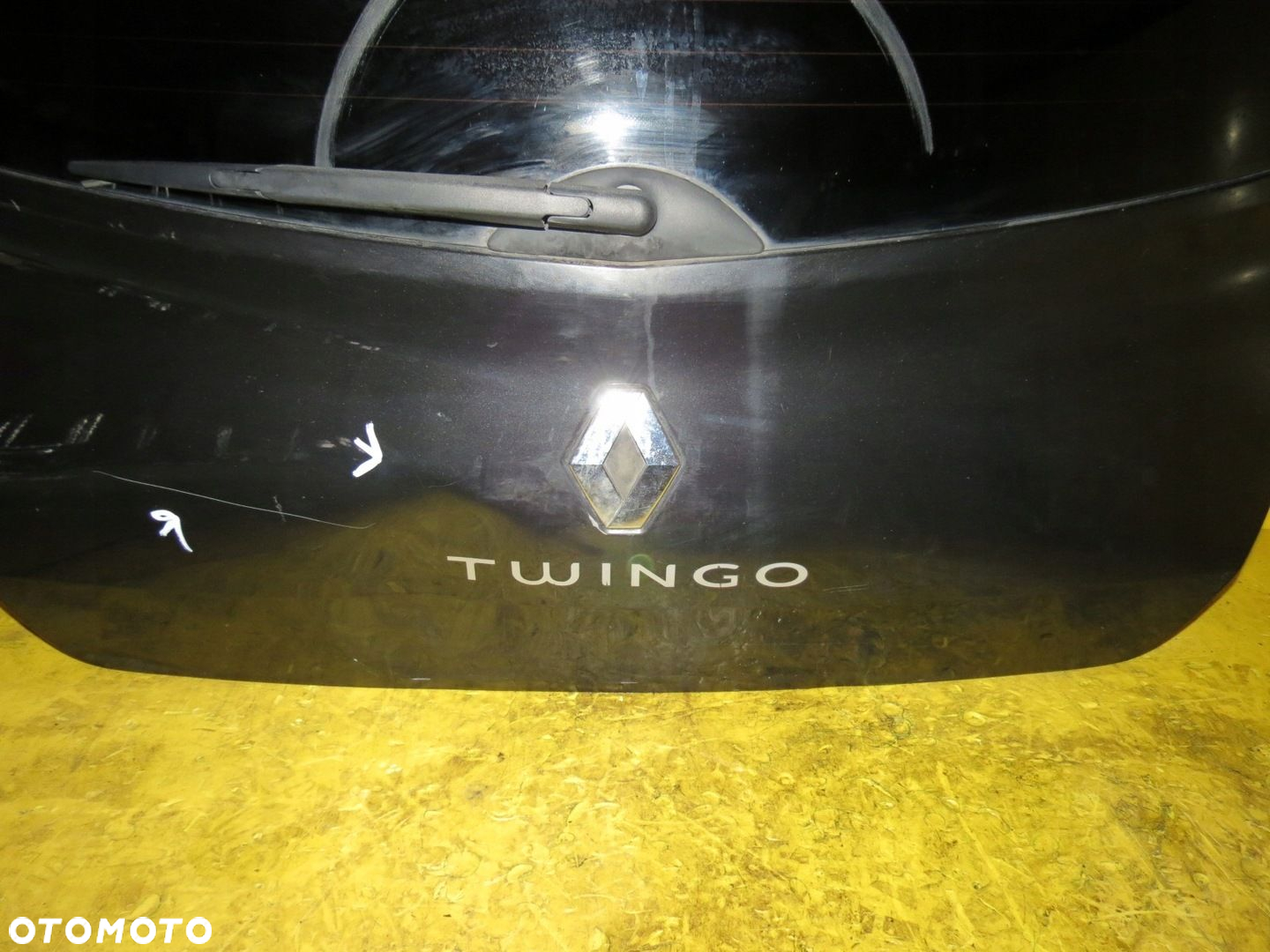 RENAULT TWINGO 2 II SZYBA KLAPA BAGAŻNIKA NV676 07-11 - 5