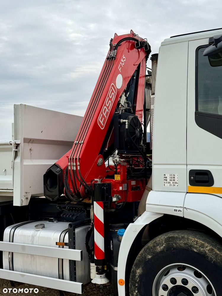 Iveco STRALIS 310 / WYWROTKA / HDS / FASSI F135 / HYDROBURTA / E5 EEV / 3 STRONNA / MANUAL - 9