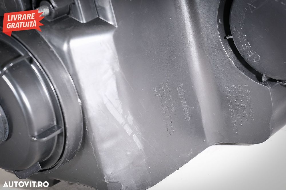 Faruri LED VW Polo MK5 6R 6C 61 (2011-2017) RHD Devil Eye Look- livrare gratuita - 12